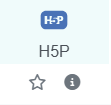 The H5P icon in the Moodle activity chooser.
